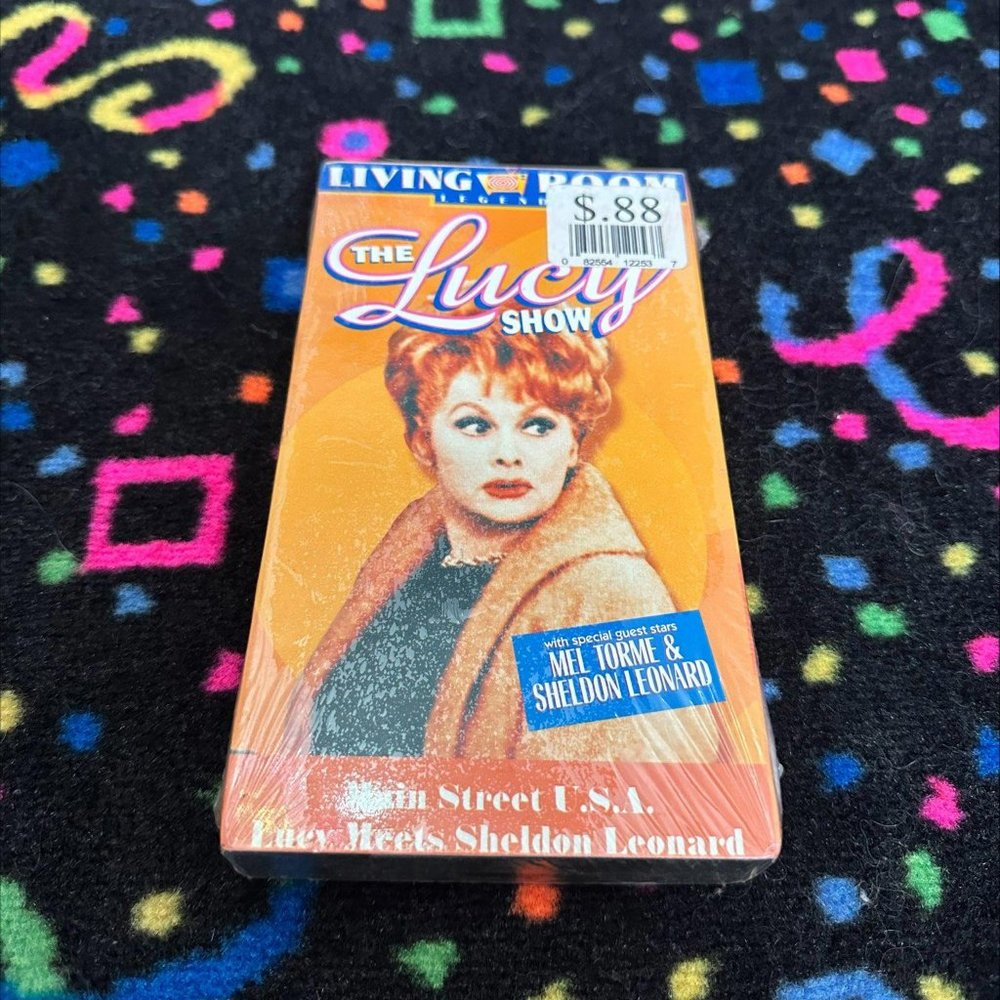 THE LUCY SHOW - MAIN‎ STREET U.S.A/LUCY MEETS SHELDON LEONARD VHS (SEALED)
